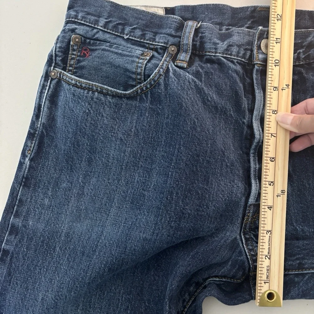 Polo Ralph Lauren | Men's Denim Blue Jeans W35xL30 Straight Leg 100% Cotton